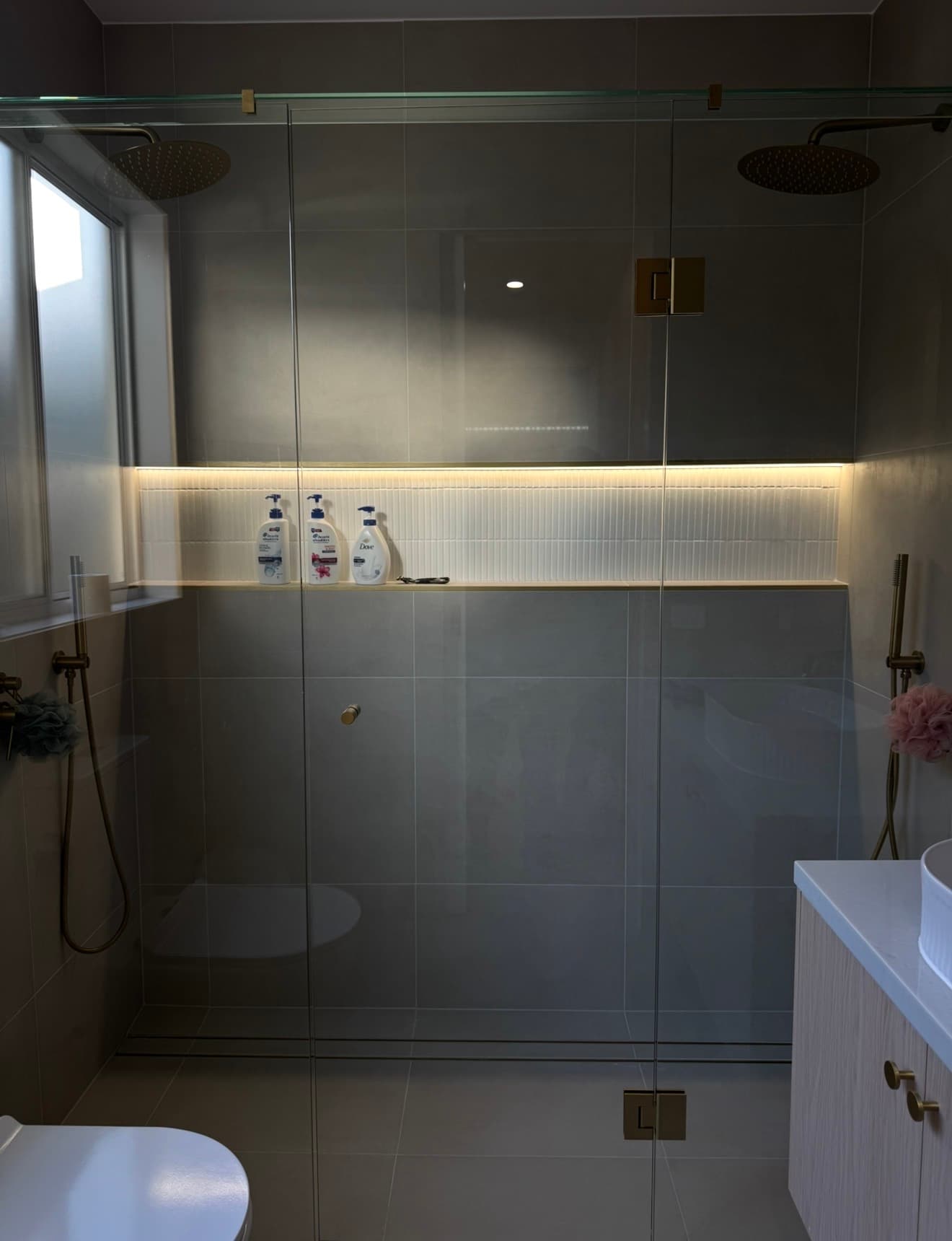 LED shower bathroom upgrade Melbourne – EAY Electrical
